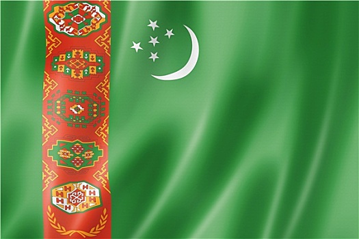 土库曼斯坦,旗帜