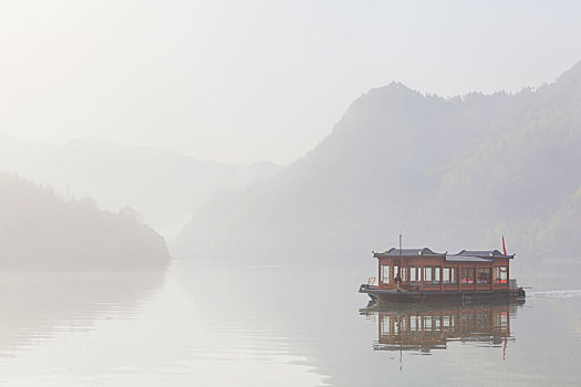 石泉,汉江,风光