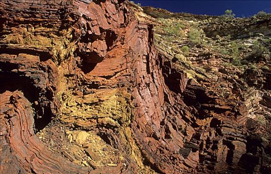 岩石构造,峡谷,卡瑞吉尼国家公园,山脉