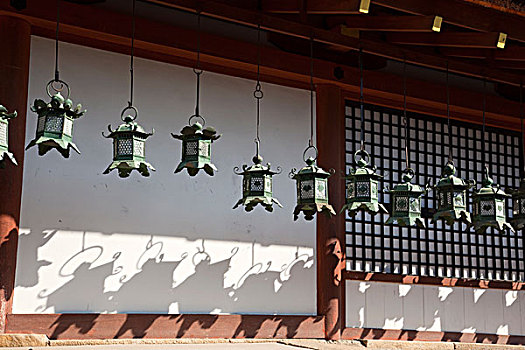 灯笼,奈良,日本