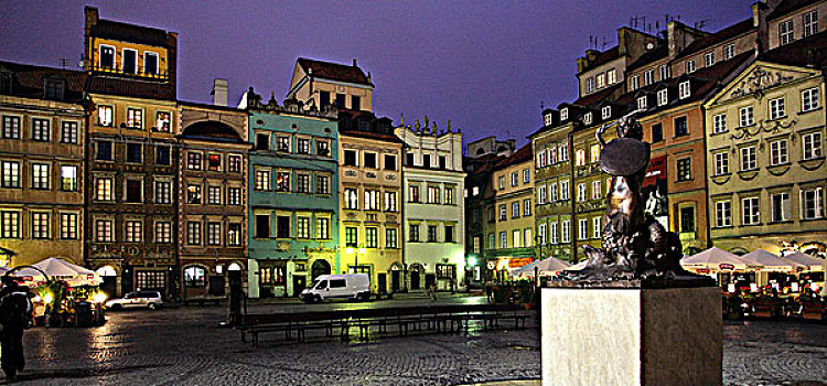 波兰,华沙,老城广场