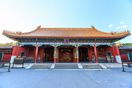 北京皇家园林颐和园排云门