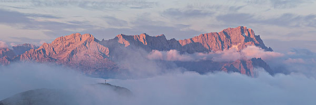 顶峰,山,山丘