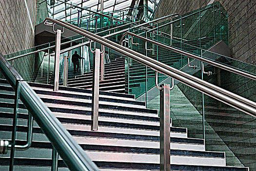 楼梯,购物中心,之字形,利物浦,英格兰