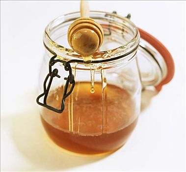 舀蜜器,罐头瓶,蜂蜜