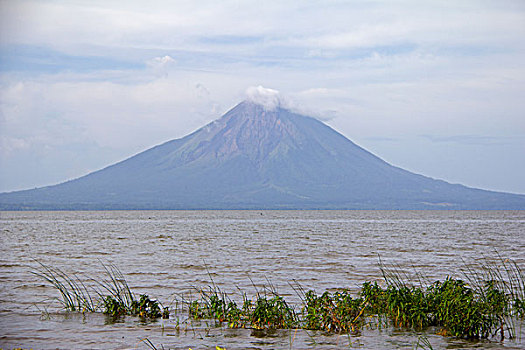 中美洲,尼加拉瓜,康塞普西翁火山,湖