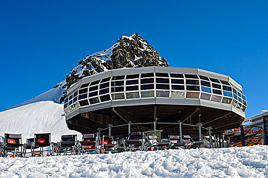 山,餐馆,顶峰,后面,竞技场,贝特默阿尔卑,瓦莱州,瑞士,欧洲