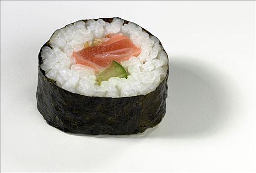 寿司卷,三文鱼,黄瓜