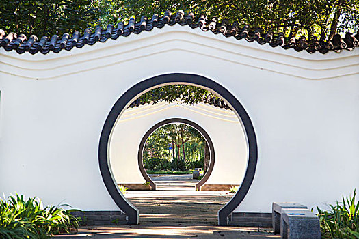 中国古典园林建筑框景
