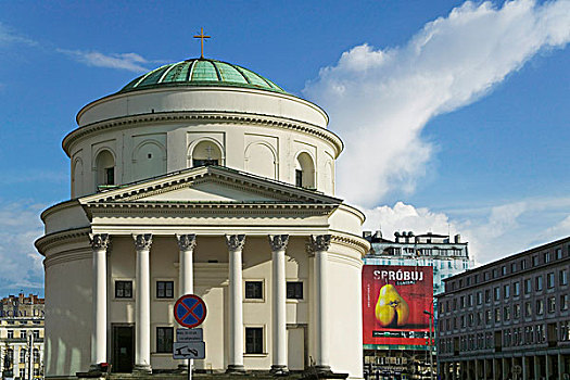 历史建筑,华沙,波兰
