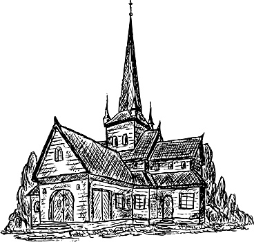 木质,小教堂