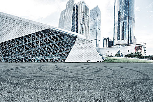 空,沥青,道路,现代建筑,广东