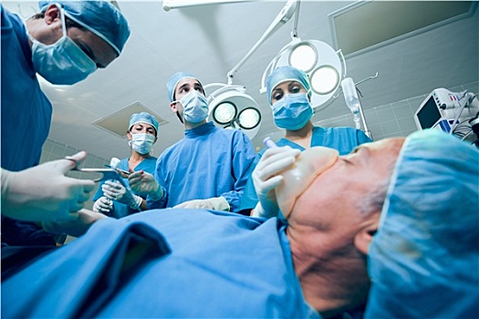 外科手术,团队,手术室,操作,无意识,病人