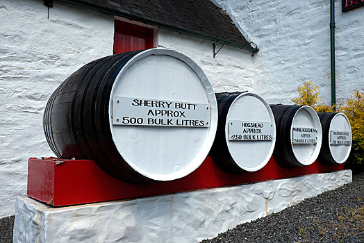 威士忌,桶,酿酒厂,苏格兰,英国,欧洲