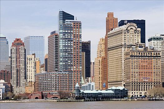 码头,地点,曼哈顿,纽约,美国