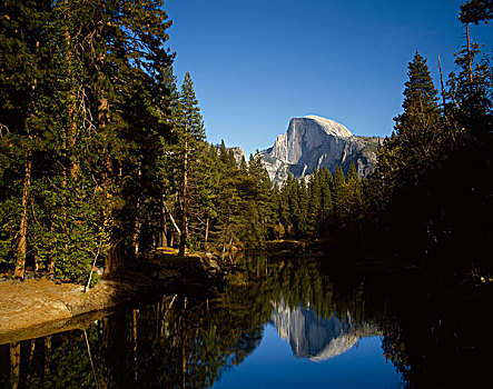 半圆顶,优胜美地国家公园,加利福尼亚