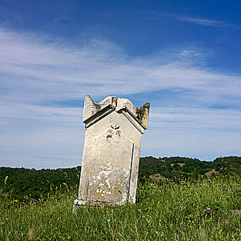 墓碑,奥弗涅,法国,欧洲