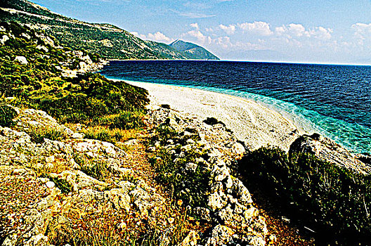希腊,岛屿,海滩