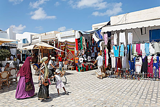 露天市场,市场,杰尔巴,岛屿,突尼斯,北非,非洲