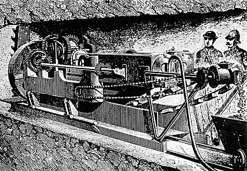 挖,水道,隧道,19世纪