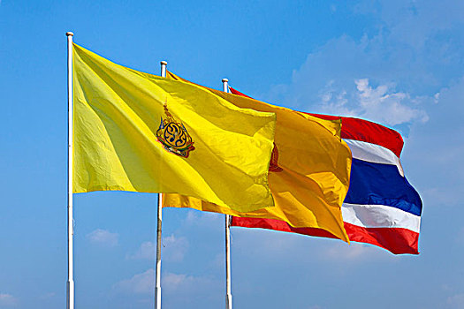 旗帜,皇家,曼谷,泰国,东南亚,亚洲