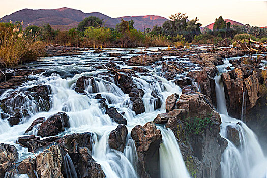 瀑布,卡奥科兰,区域,纳米比亚,非洲