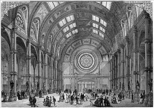 中心,伦敦,1875年,艺术家,未知