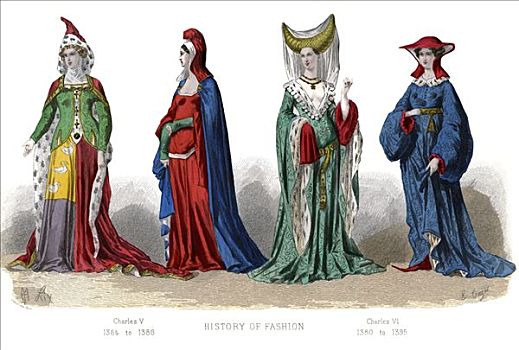 法国人,服饰,查尔斯五世,艺术家,未知