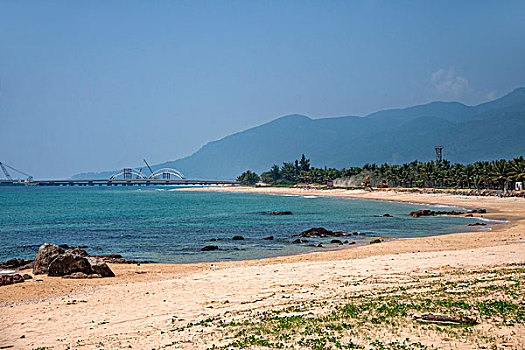 海南陵水日月湾海门游览区