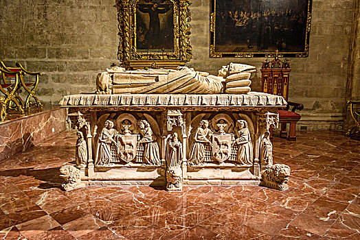 15世纪,墓地,红衣主教,室内,塞维利亚,安达卢西亚,西班牙