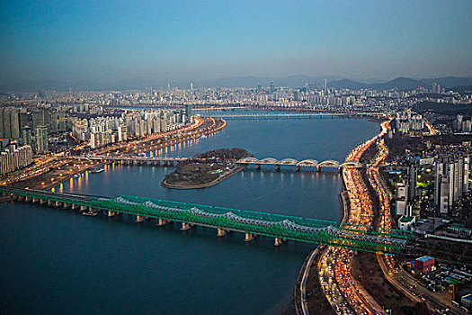 韩国,首尔,公路