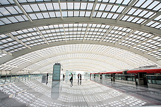 地铁,北京,机场,车站
