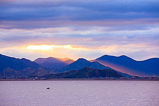 海塘,滩涂,海岸,湿地,船,停泊