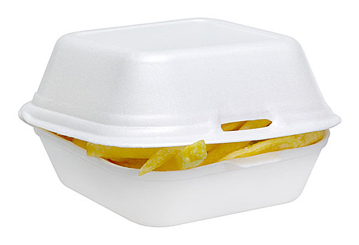炸薯条,白人,塑料盒