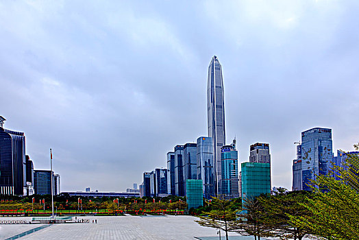 深圳市民中心的平安金融中心