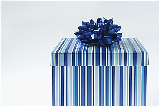 藍色,禮盒
