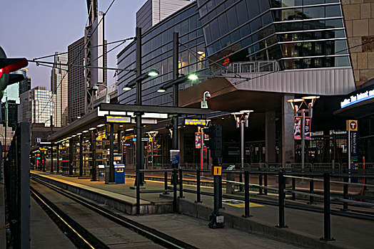 火车站台,现代办公室,建筑,市区,明尼阿波利斯,明尼苏达,美国