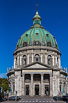 教堂,大理石,哥本哈根,丹麦