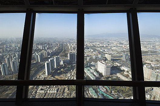 航拍,高层建筑,公寓,建筑,北京,中国