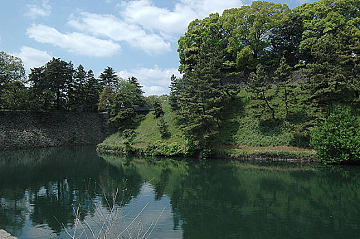 日本皇室护城河