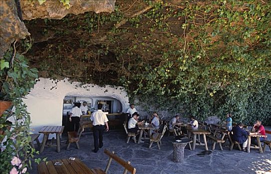 洞穴,餐馆,大卡纳利岛,加纳利群岛,西班牙