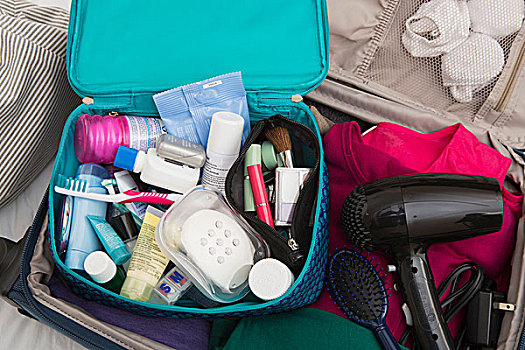 化妆用品,旅行,包,手提箱