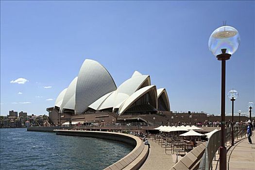 悉尼歌剧院,港口,海边,散步场所,悉尼,澳大利亚