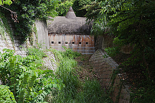 西部,隐藏,防御,建筑,香港,博物馆,沿岸,防卫