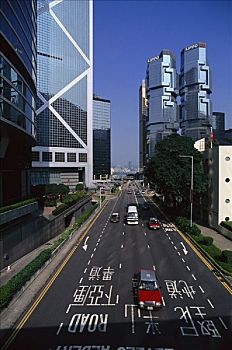 街道,香港,中国