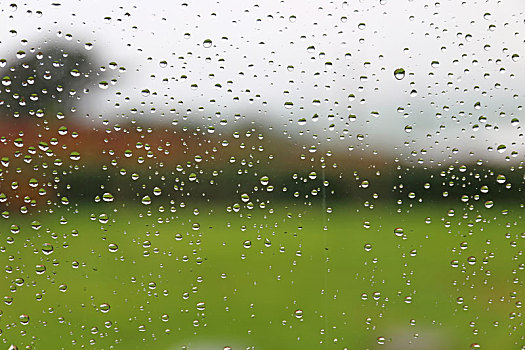 雨滴,窗玻璃