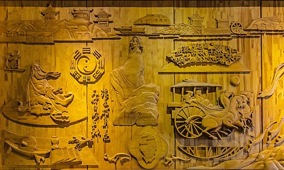 华夏文明木雕工艺装饰品