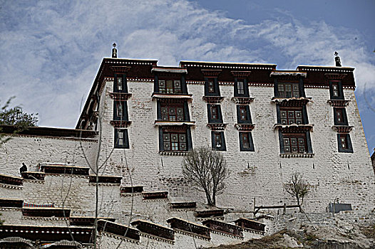 西藏拉萨布达拉宫局部