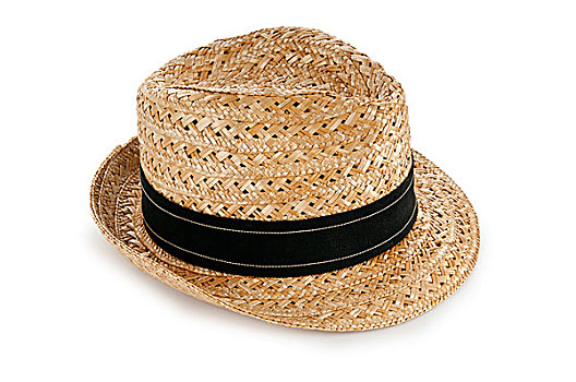 夏天,帽子,隔绝,白色背景