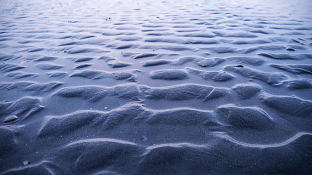 波纹,沙子,海滩